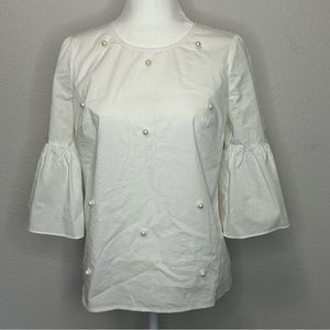 Pearl White Blouse size Small